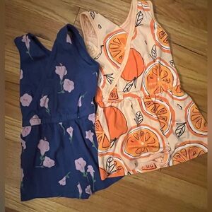 Set of 2 Tea Collection rompers